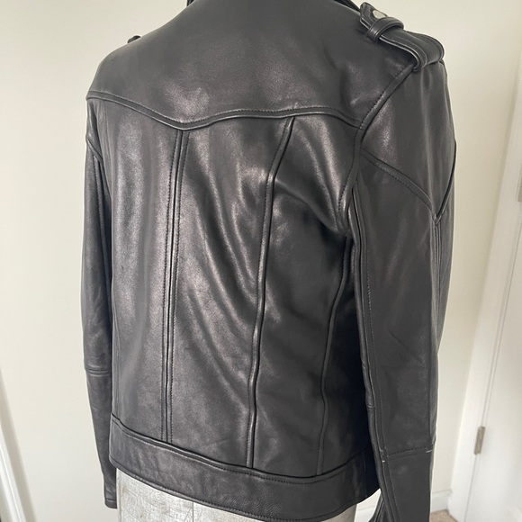 BLANK NYC 100% leather moto style jacket - Picture 7 of 11